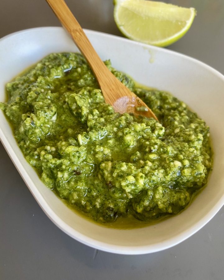 raw vegan pesto